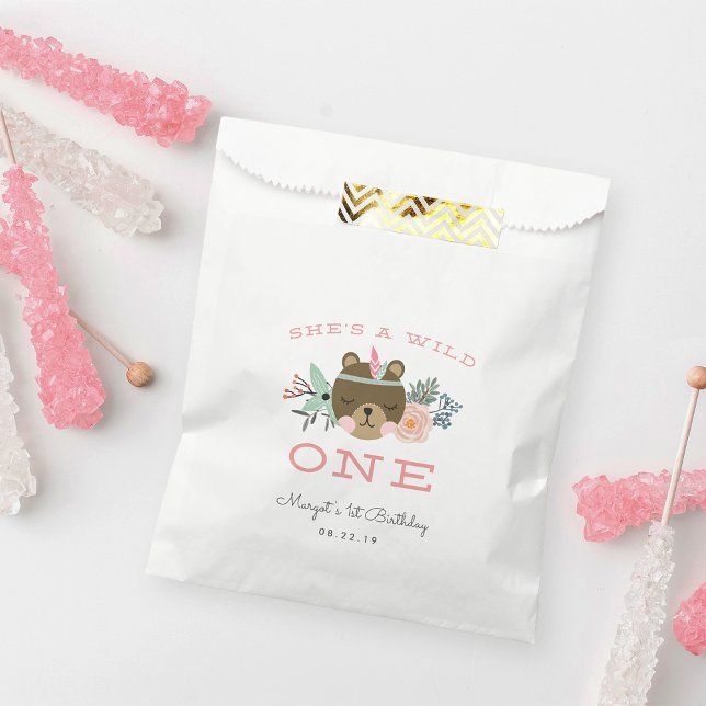 Wild One | First Birthday Party Favour Bags (Creator Uploaded)
