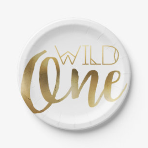 Wild One   First Birthday Party Paper Plate