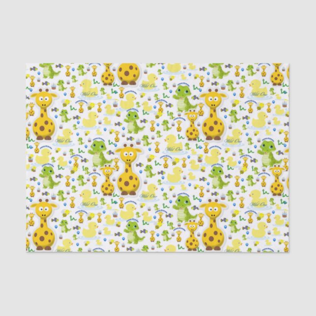 Wild One First Birthday Tissue Paper (Front)