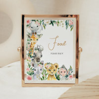 Wild One Floral Safari Baby Shower Food
