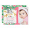 Wild One Girls Photo First Birthday Invitations