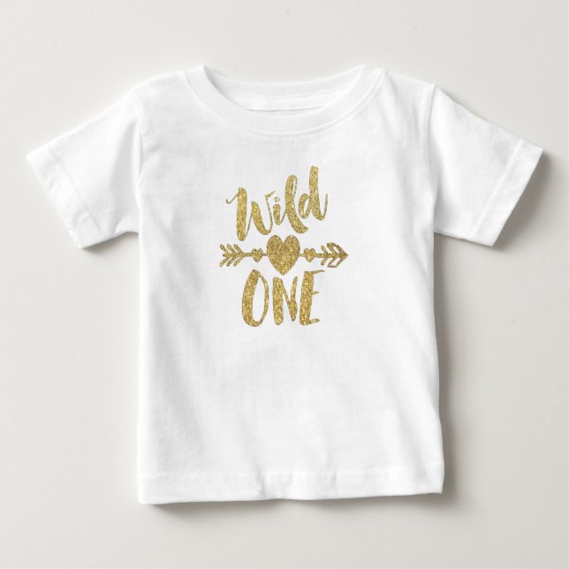 Wild One Heart Arrow Baby T-Shirt (Front)