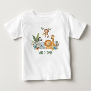 Wild One - Jungle Animals Baby T-Shirt