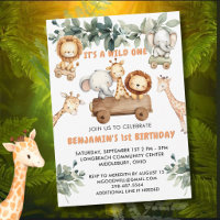 *Wild One Jungle Safari 1st Birthday Party 