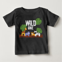 WILD ONE Jungle theme 1st Birthday Green