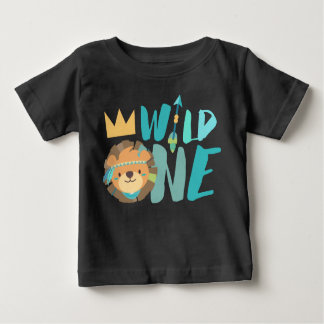 Wild One Lion and Arrow | Boho | One Year Old Baby T-Shirt