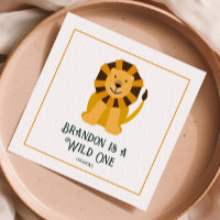 Wild One Lion Birthday Party Jungle Safari 