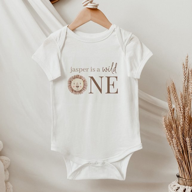Wild One Lion Face Baby Bodysuit (Creator Uploaded)
