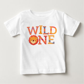 Wild One Lion | Kids | One Year Old Baby T-Shirt