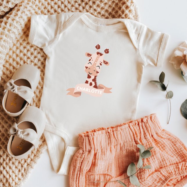 Wild One Party Animal Giraffe Baby Bodysuit (Creator Uploaded)