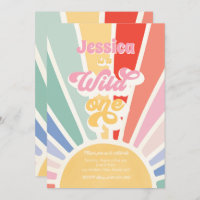 Wild One Rainbow Sunshine 1st Birthday Party