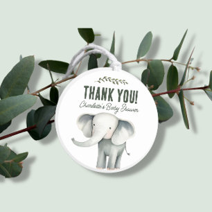 Wild One Safari Animals Baby Shower Thank You Classic Round Sticker