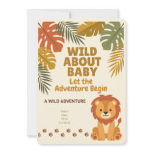 Wild One Safari | Baby Shower Invitation