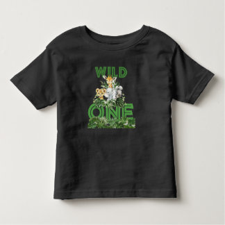 Wild One Safari First Birthday  Toddler T-Shirt