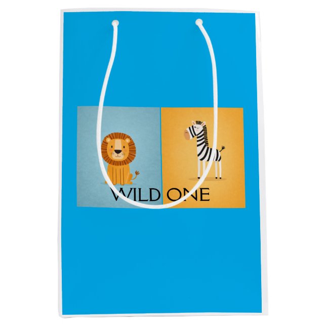 Wild one Safari Gift Bag (Front)