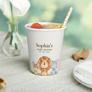 Wild One Safari Paper Cups