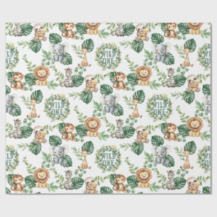 Wild One Safari Wrapping Paper