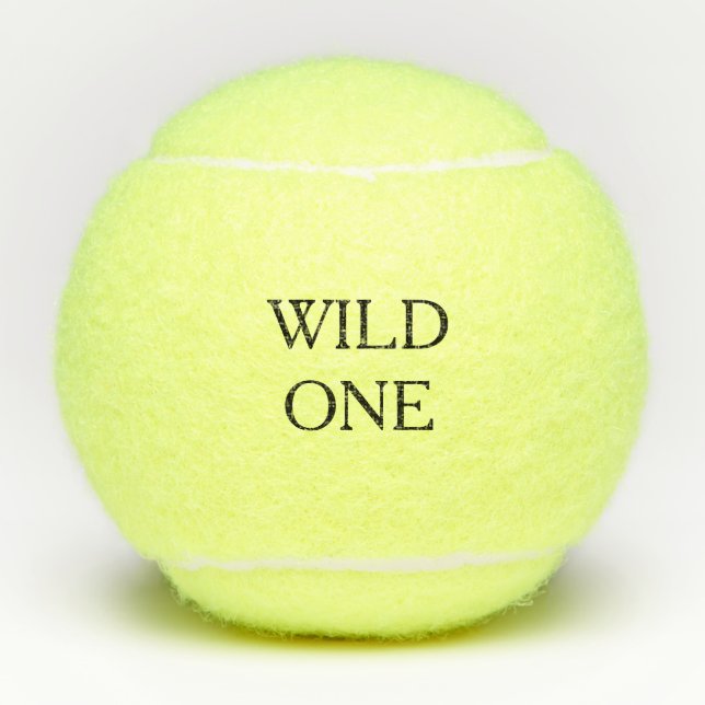 Wild One Tennis Balls (Front)