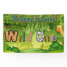 Wild One Welcome Banner