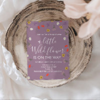  Wild One Wild Flowers Floral Baby Shower