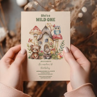 Wild One Woodland Animal First Birthday