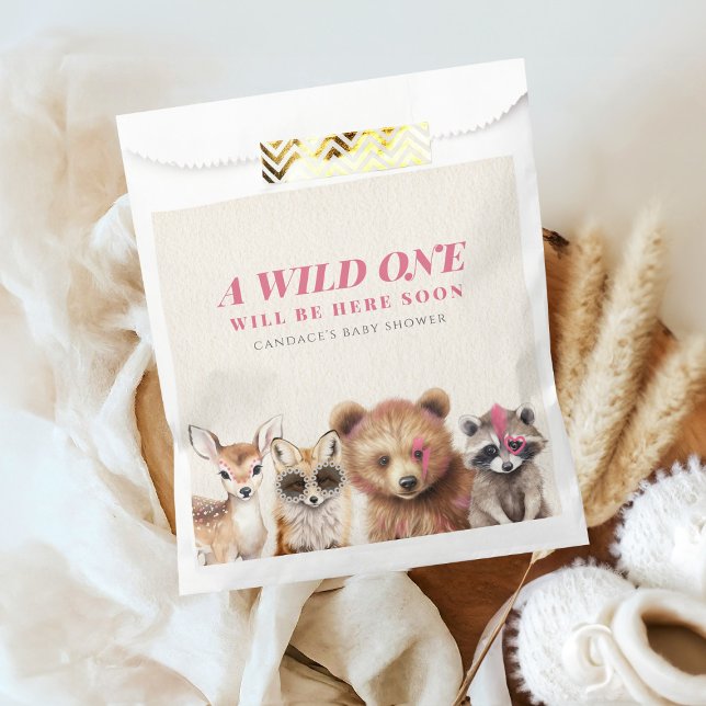 Wild One Woodland Animals Baby Shower  Favour Bags (Creator Uploaded)