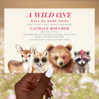 Wild One Woodland Animals Festival Baby Shower