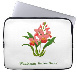 Wild Orchid Bloom Laptop Sleeve