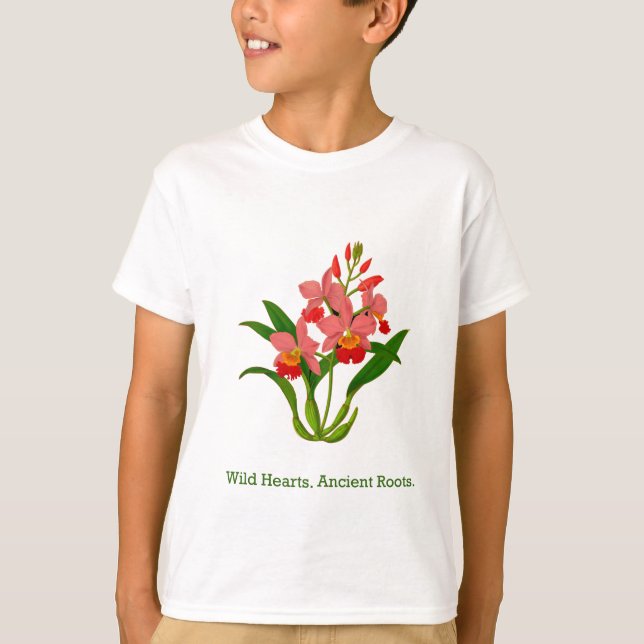 Wild Orchid Bloom T-Shirt (Front)