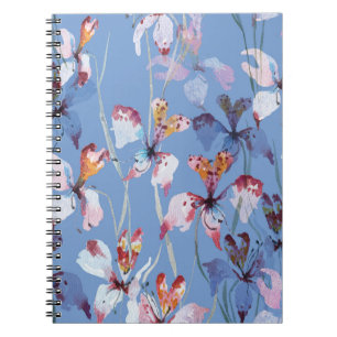 Wild Orchid Elegance: Watercolor Luxury Notebook