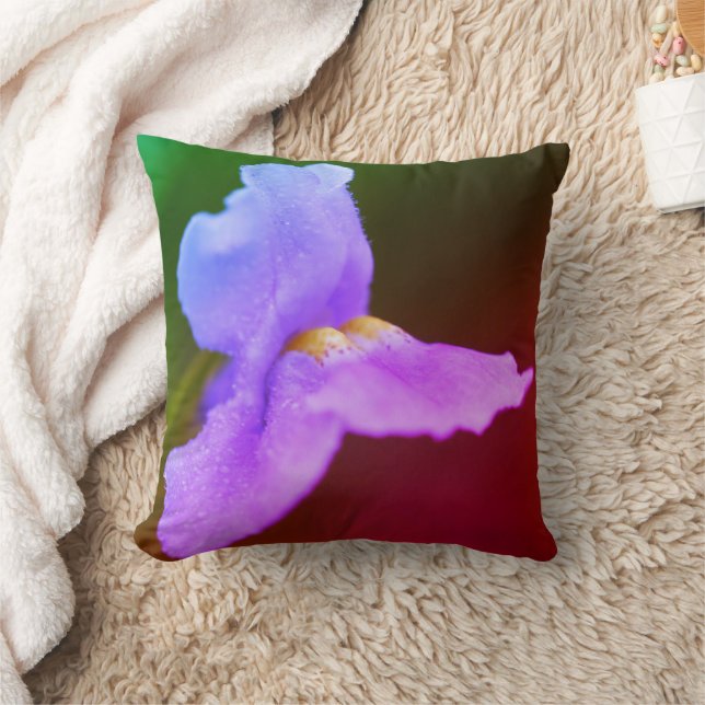 Wild Orchid Flower  Cushion (Blanket)
