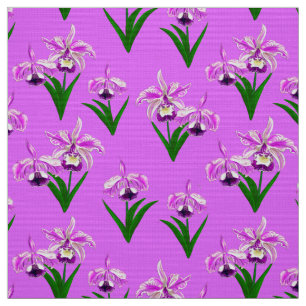 Wild Orchids - Shades of Orchid Purple Fabric