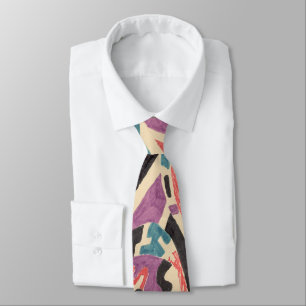 Wild, original abstract tie