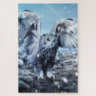 Wild Owl Jigsaw Puzzle