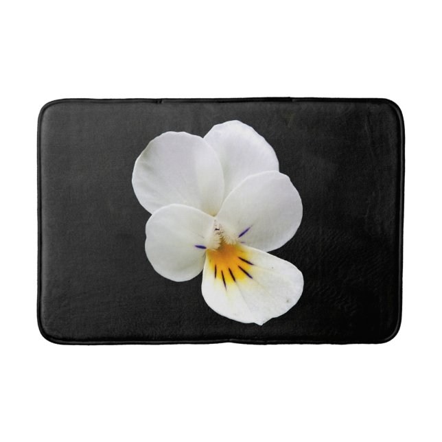 Wild Pansy Bath Mat (Front)