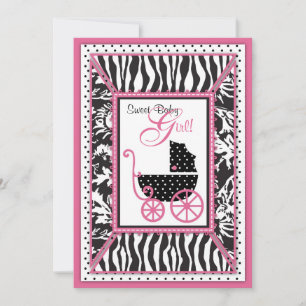 Wild Patchwork Invitation Card