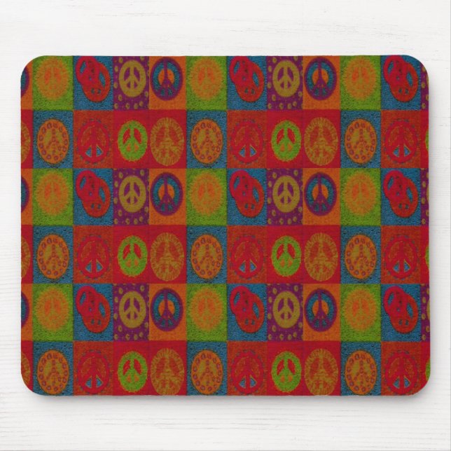 Wild Peace Signs - Mousepad (Front)