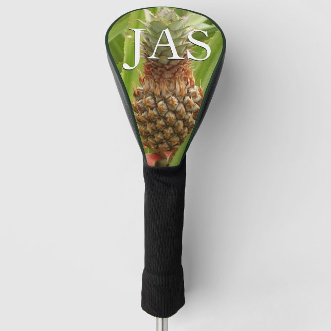 Wild Pineapple Tropical Fruit in Nature Golf Head Cover (Front)