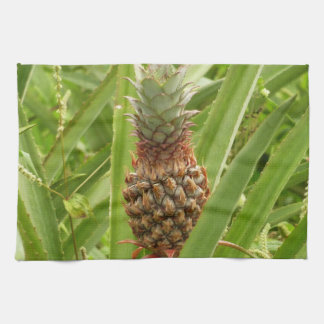 Wild Pineapple Tropical Fruit in Nature Tea Towel