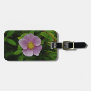 Wild Pink Rose Luggage Tag