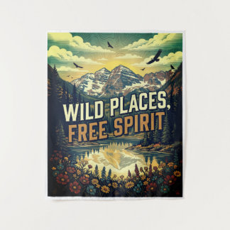 Wild Places Free Spirit Tapestry