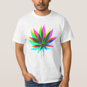 Wild Plant Leafs - neon coloured + your ideas T-Shirt