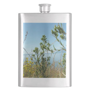 Wild plants and flowers at Grand Teton National Pa Hip Flask