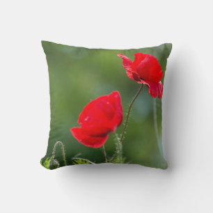 Wild poppies cushion