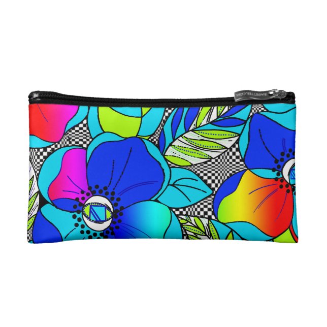 Wild Poppies Makeup Bag (Front)