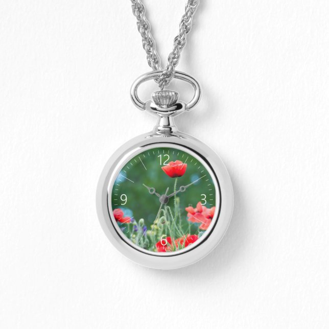 Wild poppies watch (Front)