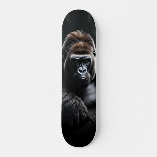Wild Powerful Gorilla Skateboard (Front)