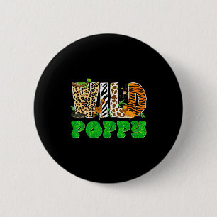 Wild Ppy Zoo Safari Animal Birthday Matching Famil 6 Cm Round Badge