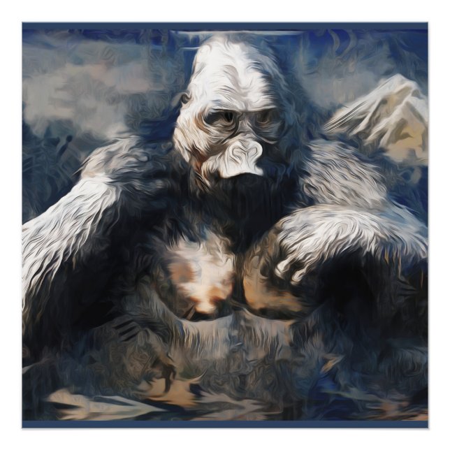 Wild Primate - African Gorilla   Photo Print (Front)