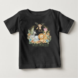 Wild Princess - Jungle Animals Baby T-Shirt
